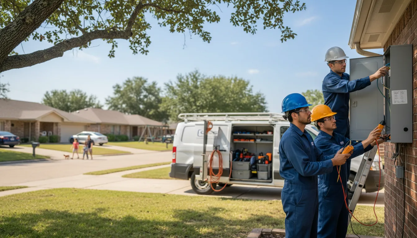 Certified electrician providing emergency electrical services in Selfridge, ND